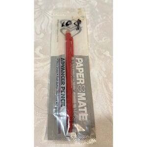 New In Package, Red 0.7mm Paper Mate Cassette Advancer Pencil  VTG 1984 Read